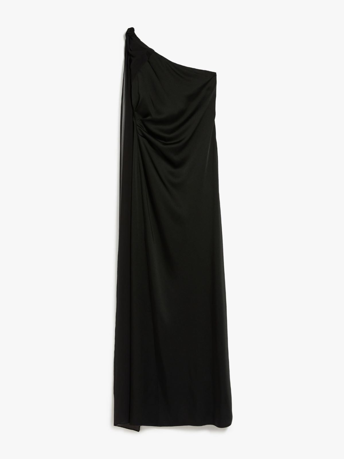 Envers satin one-shoulder dress