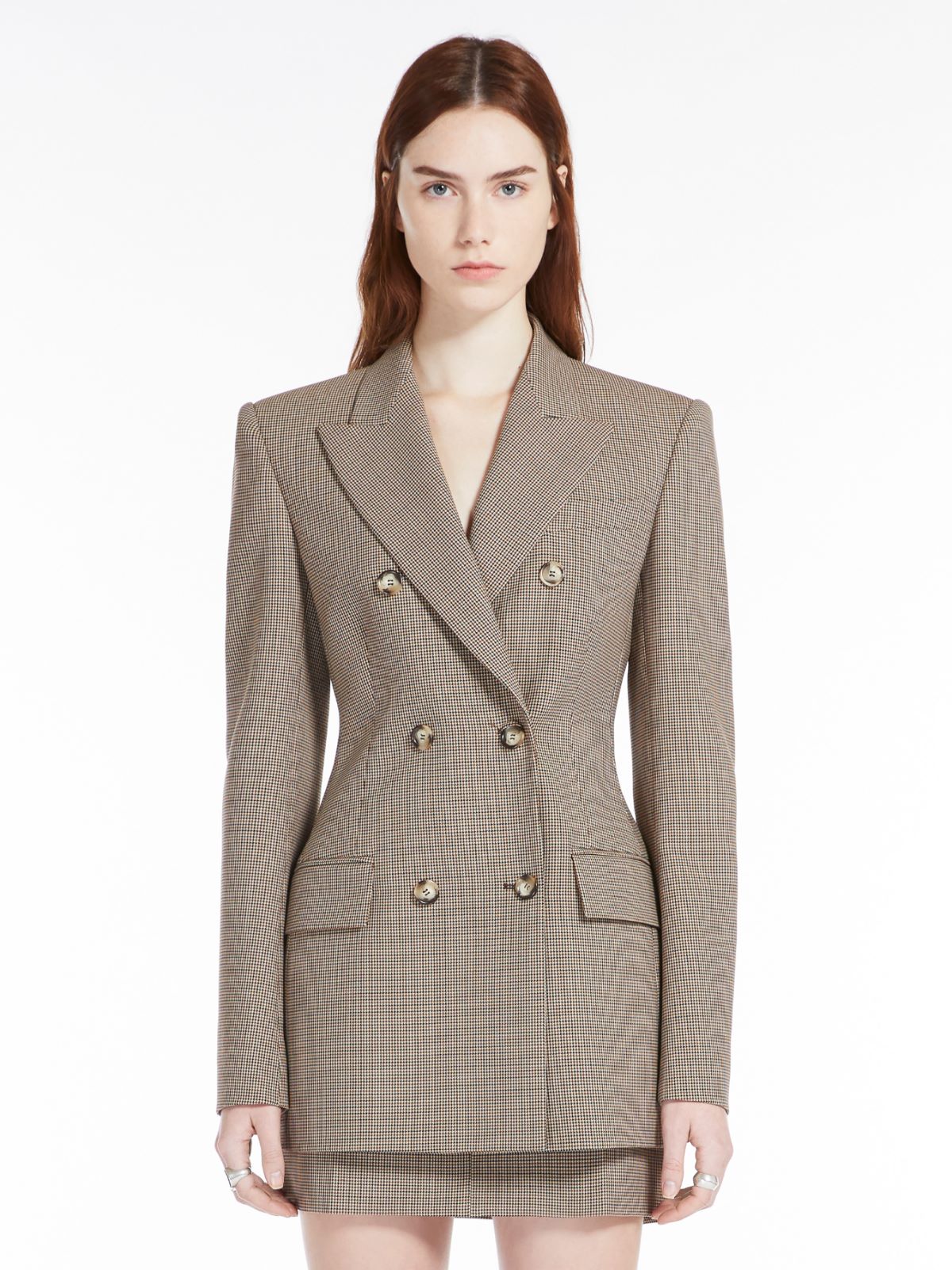 Stretch gabardine blazer