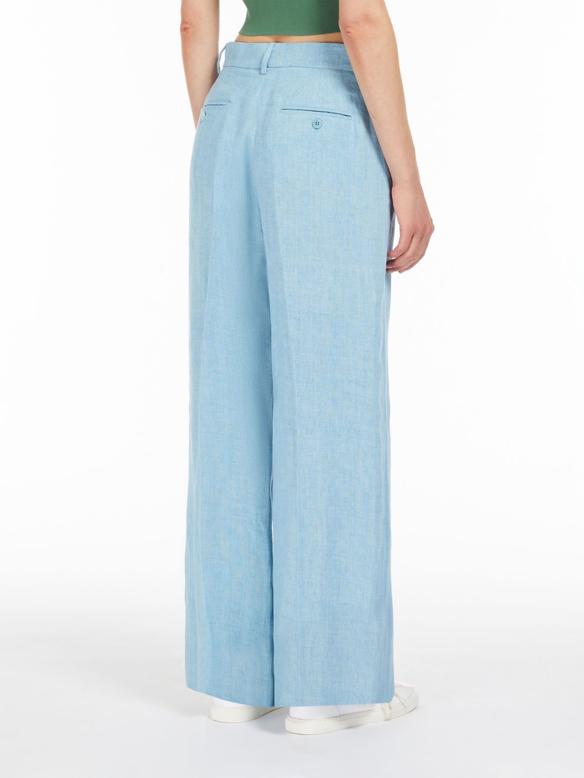 Linen canvas trousers