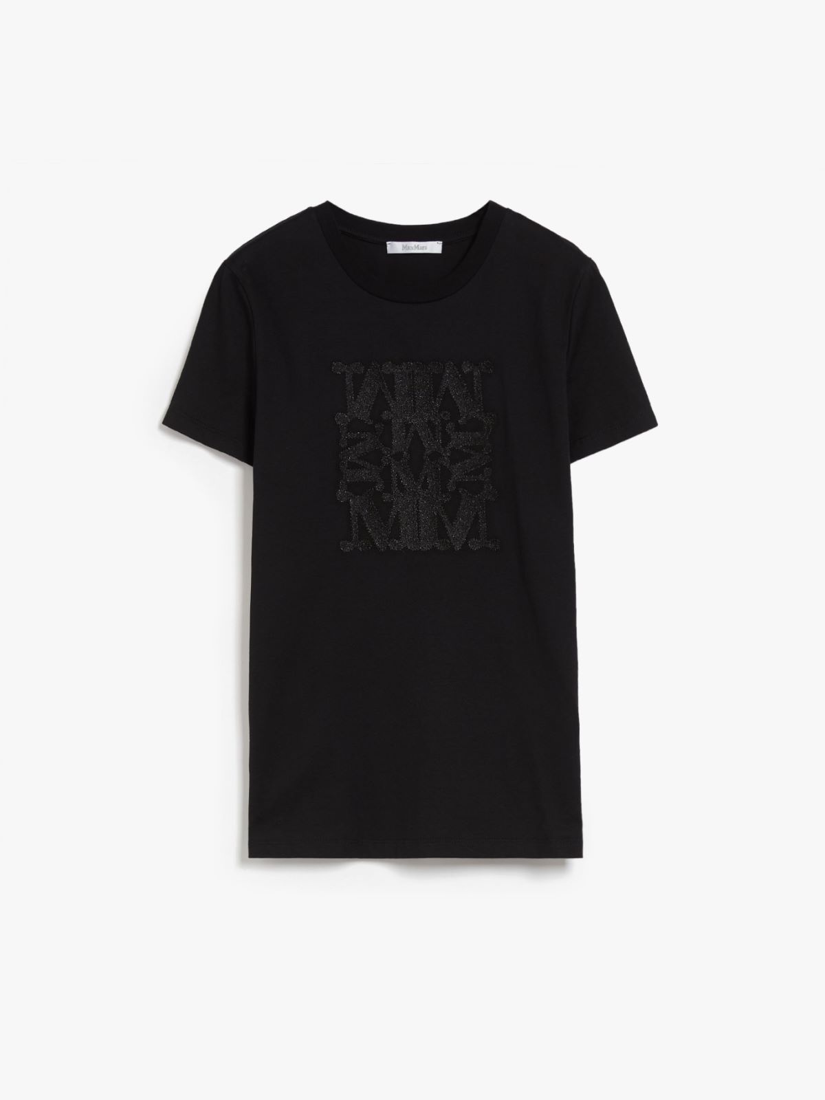 Cotton T-shirt with appliqué