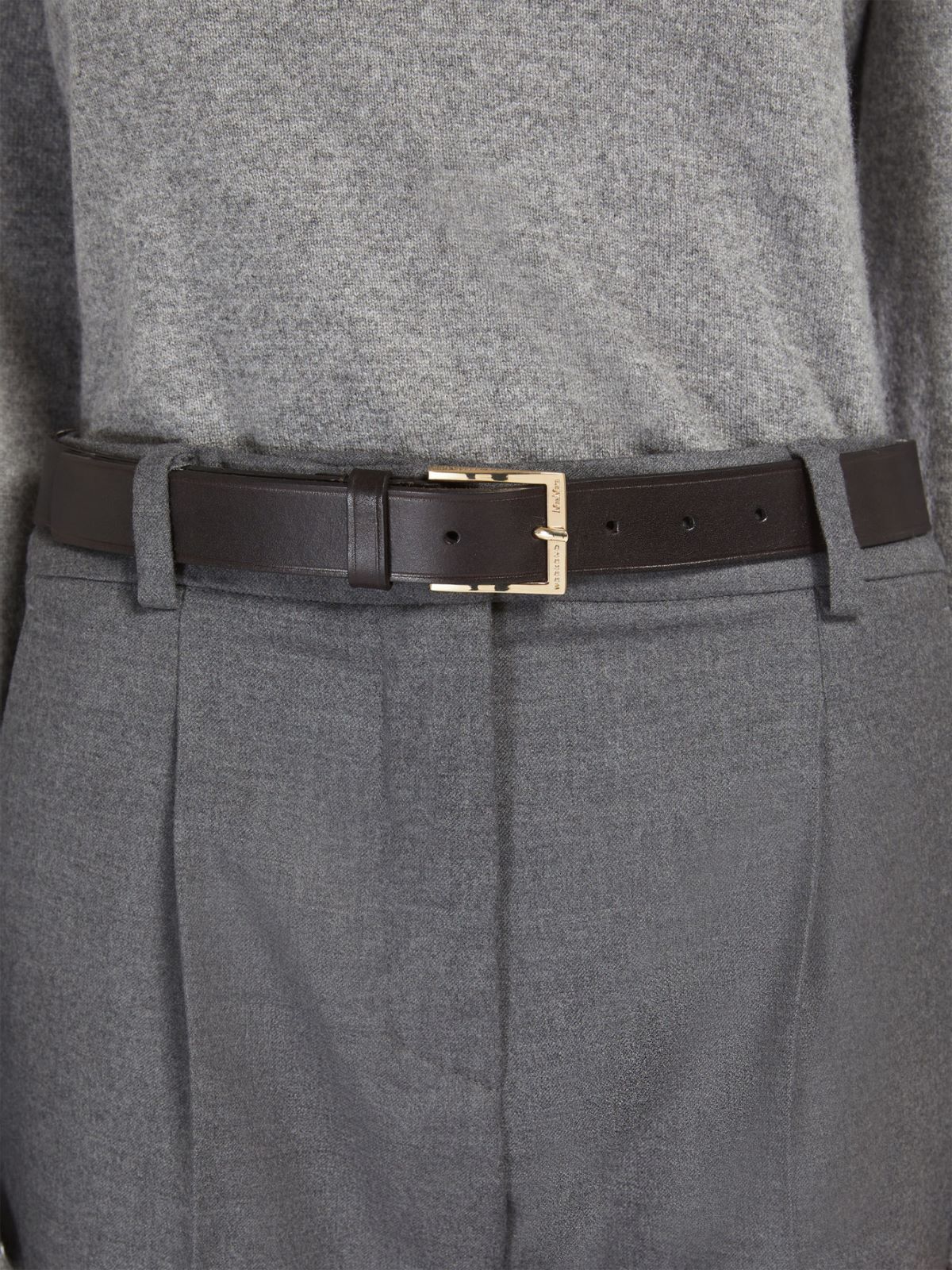 Basic leather belt