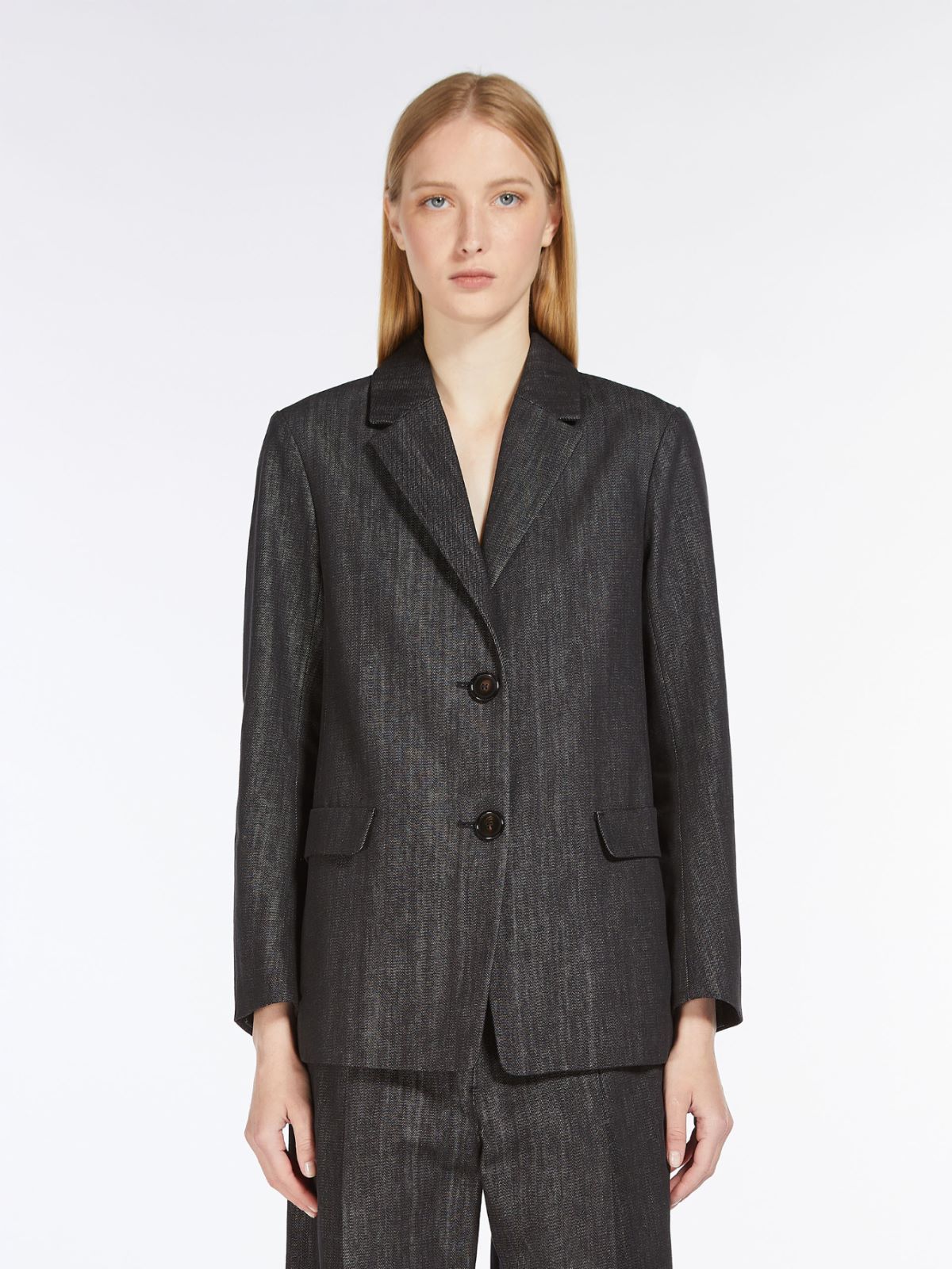 Denim-look cotton jacket