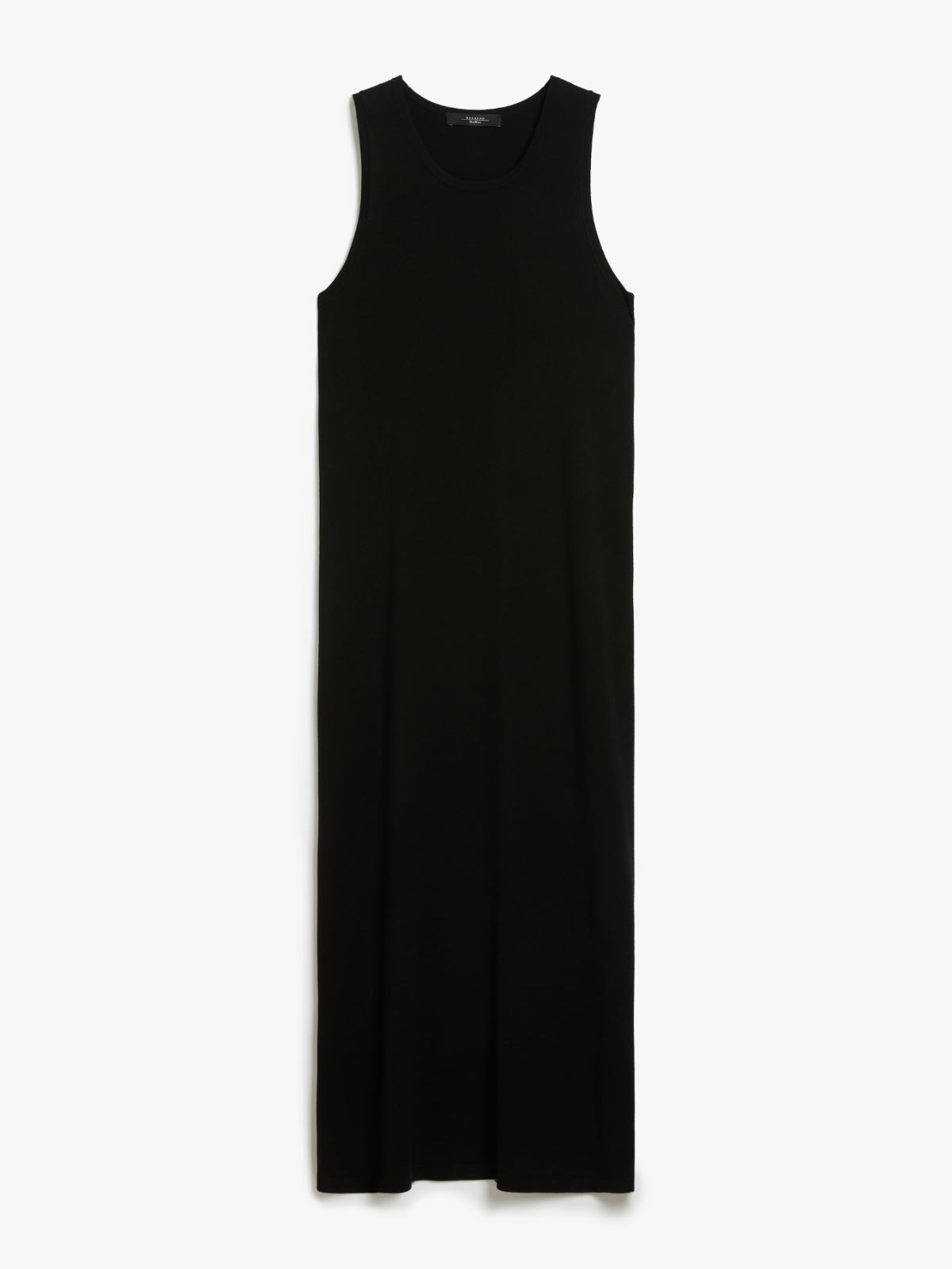 Sleeveless stretch viscose dress