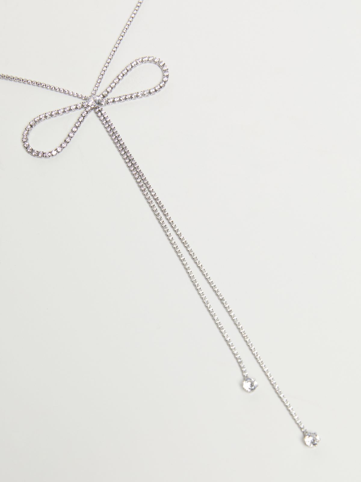 Set of 2 rhinestone necklaces