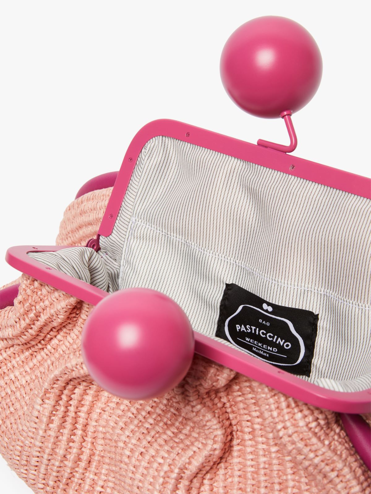 Medium raffia-look Pasticcino Bag