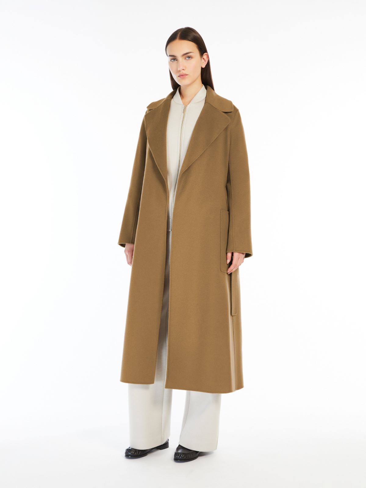 Wool robe coat