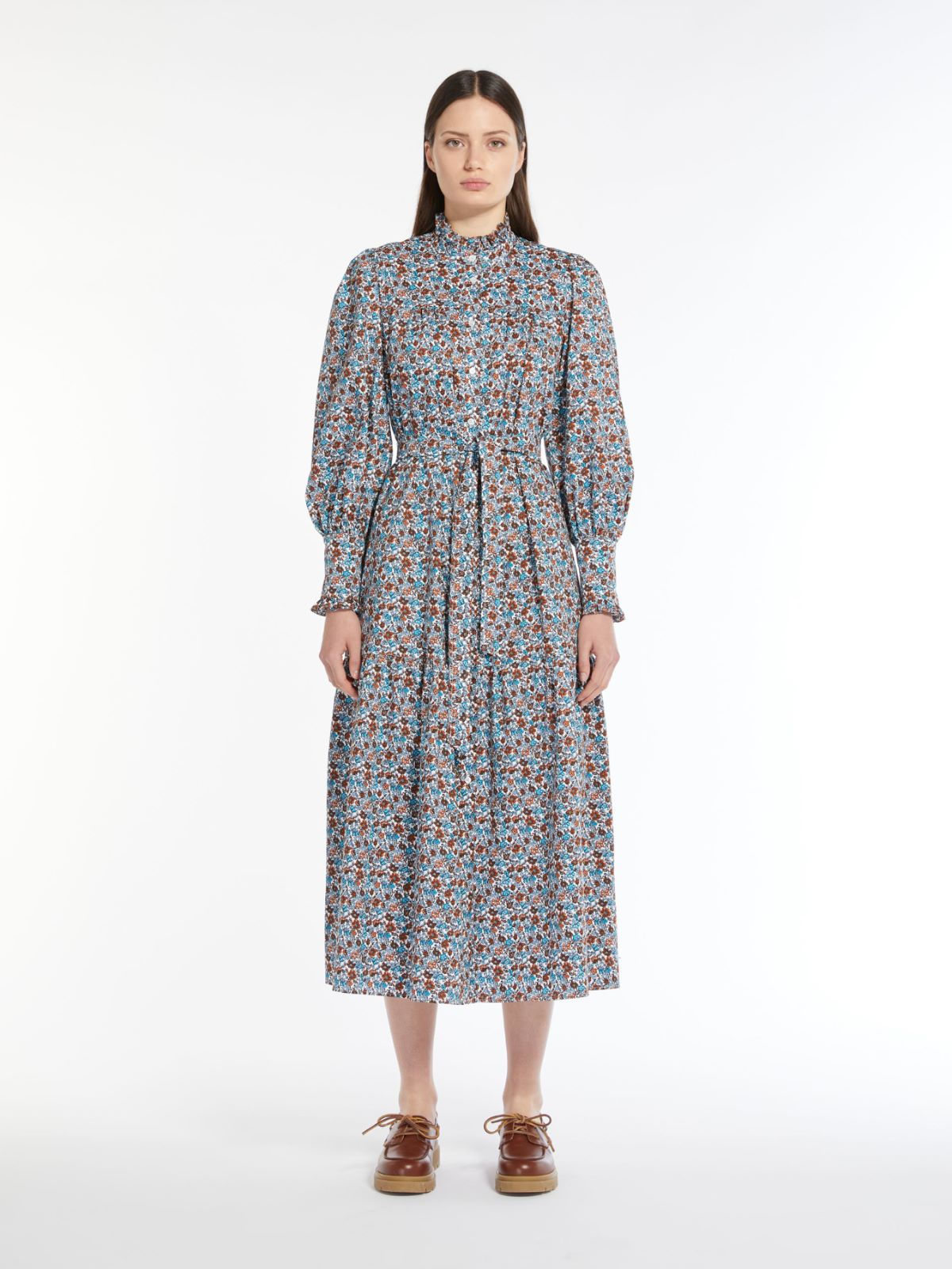 Printed cotton dress