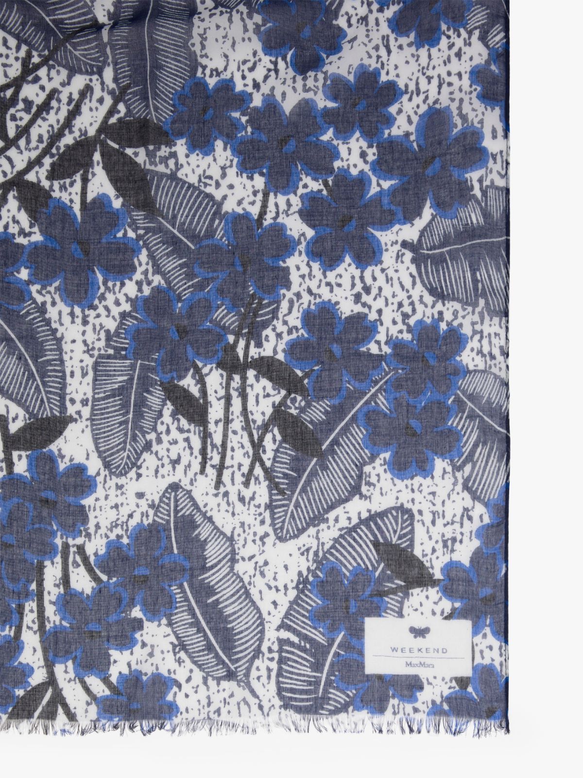 Viscose and cotton stole