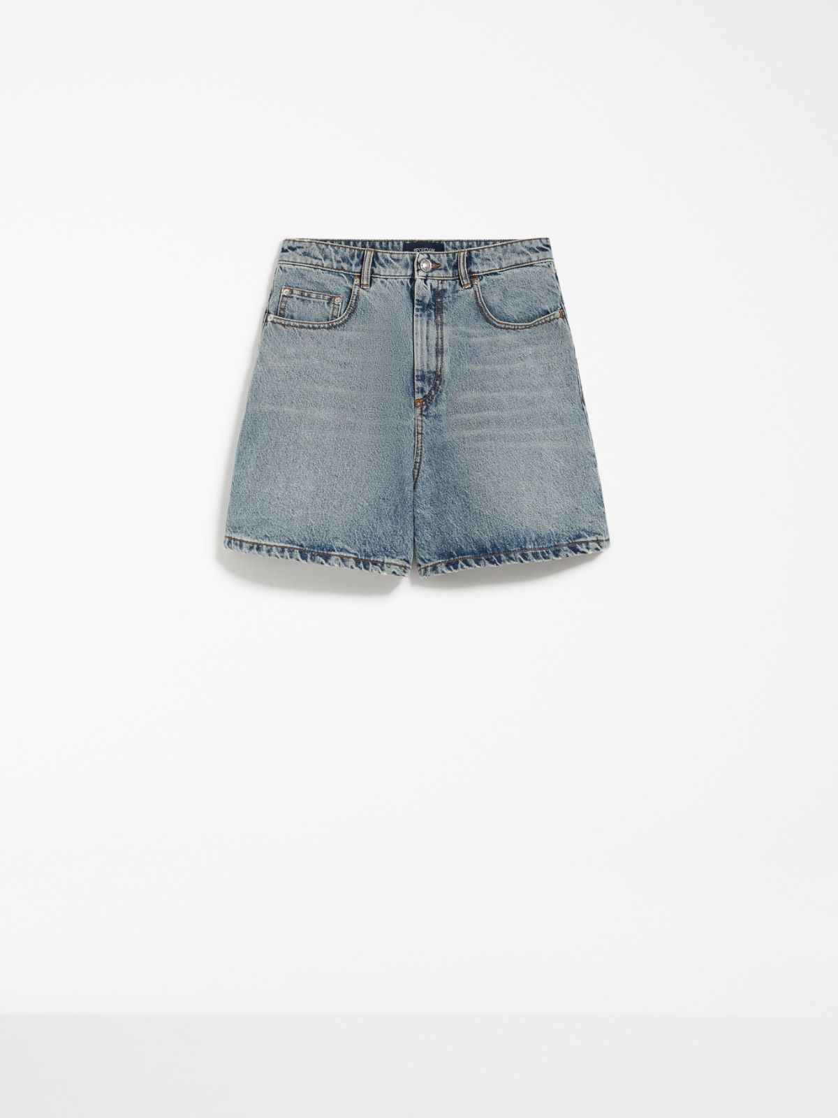 Denim Bermuda shorts