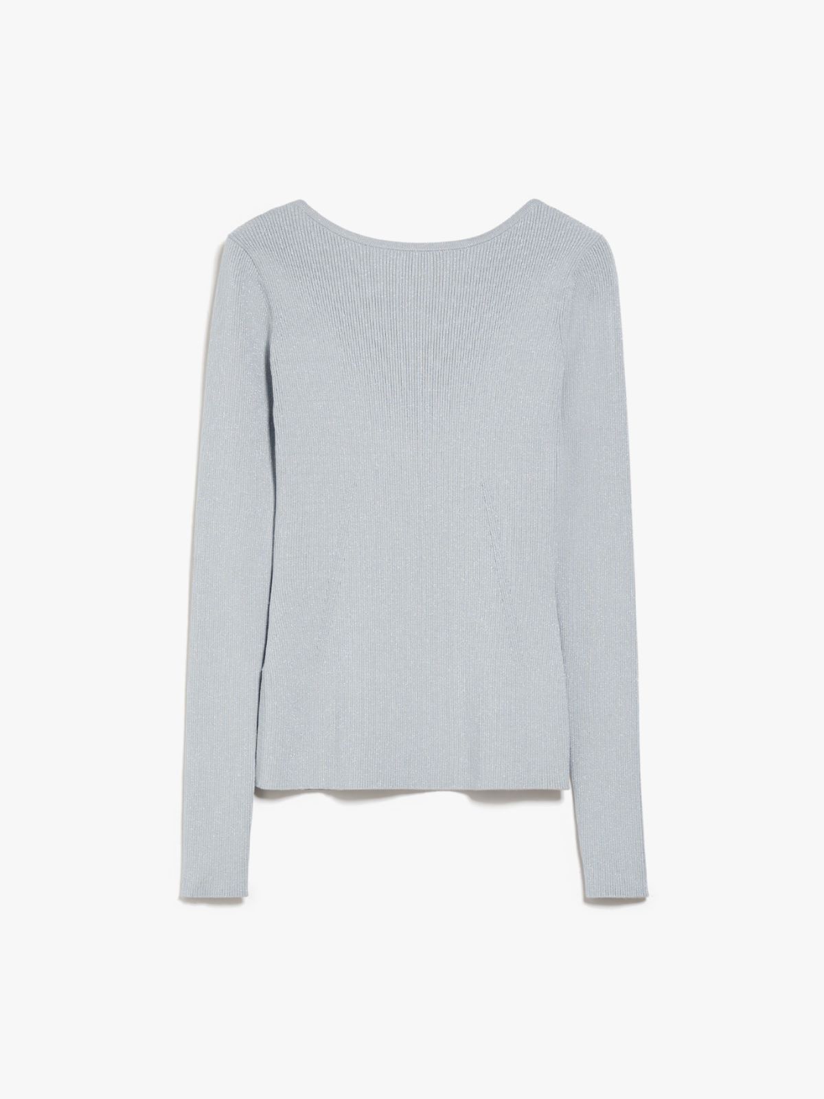 Viscose and lurex yarn sweater