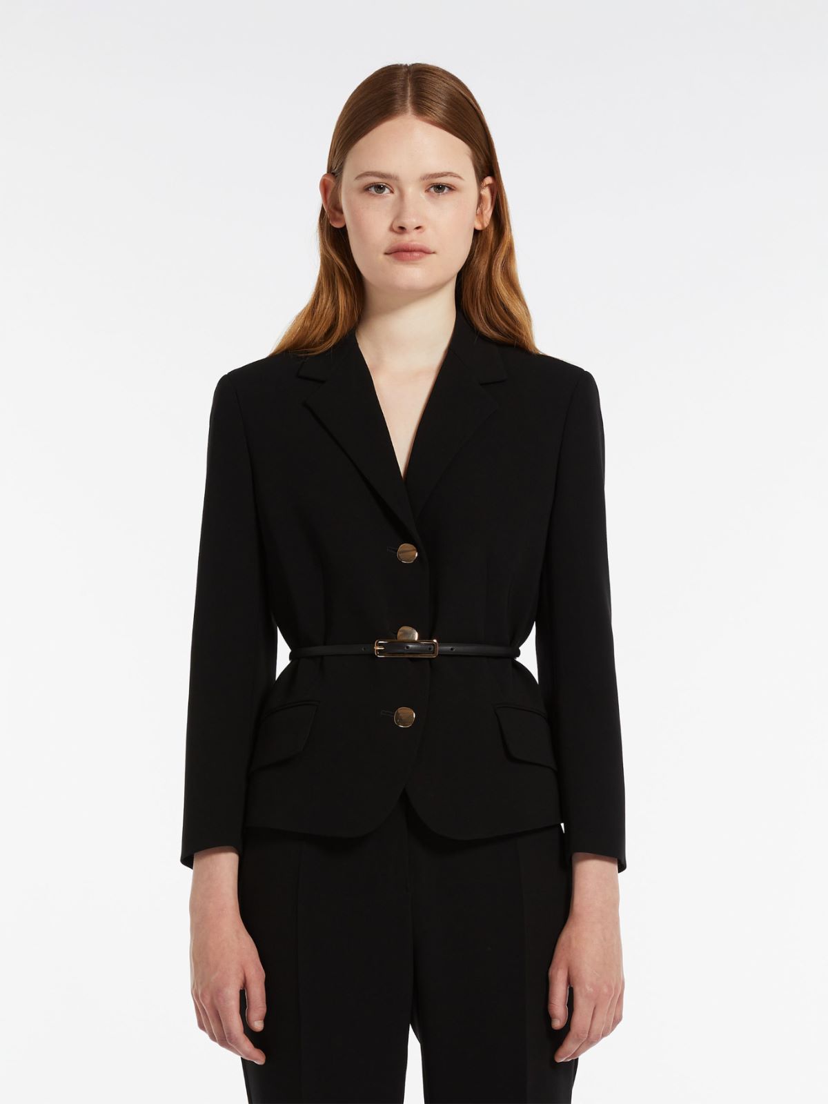 Belted cady jacket