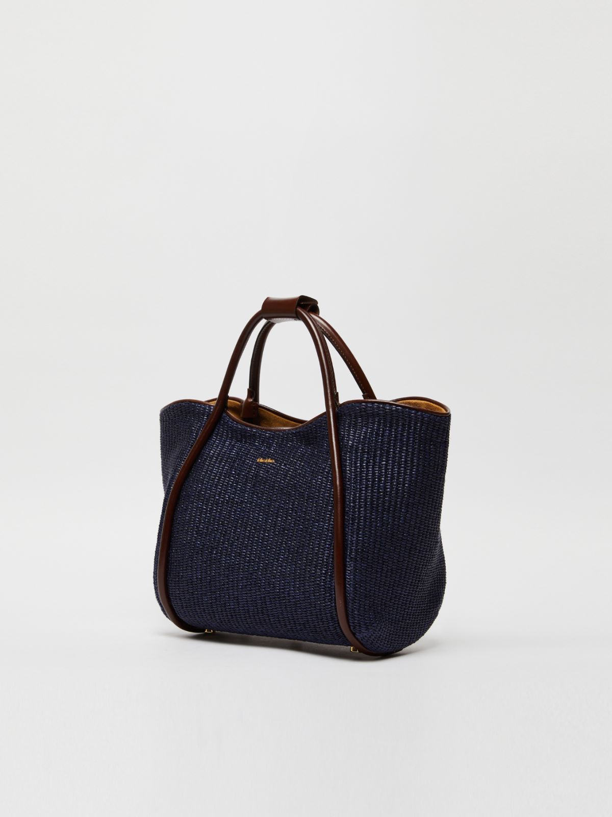 Small raffia Marine bag
