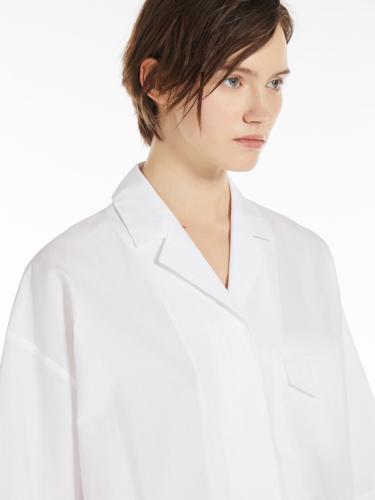 Boxy-fit cotton shirt