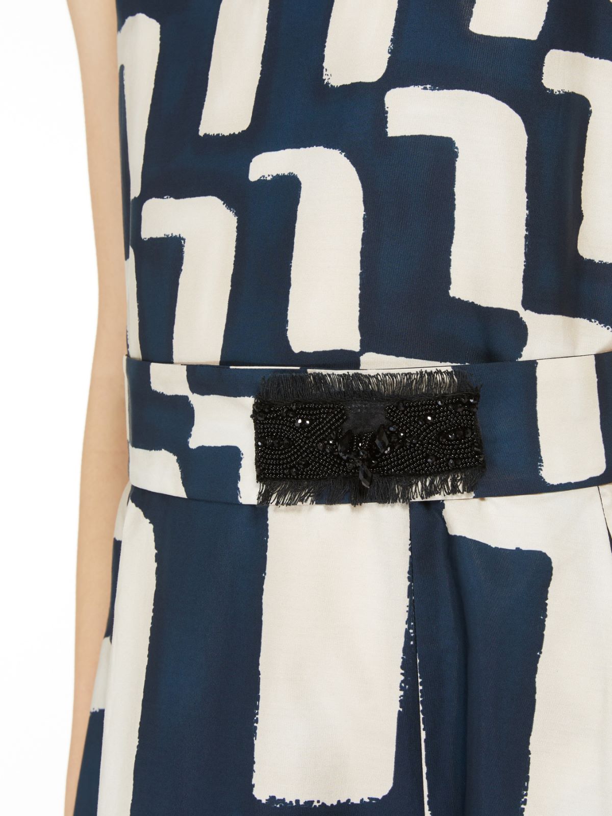 Dress in printed poplin