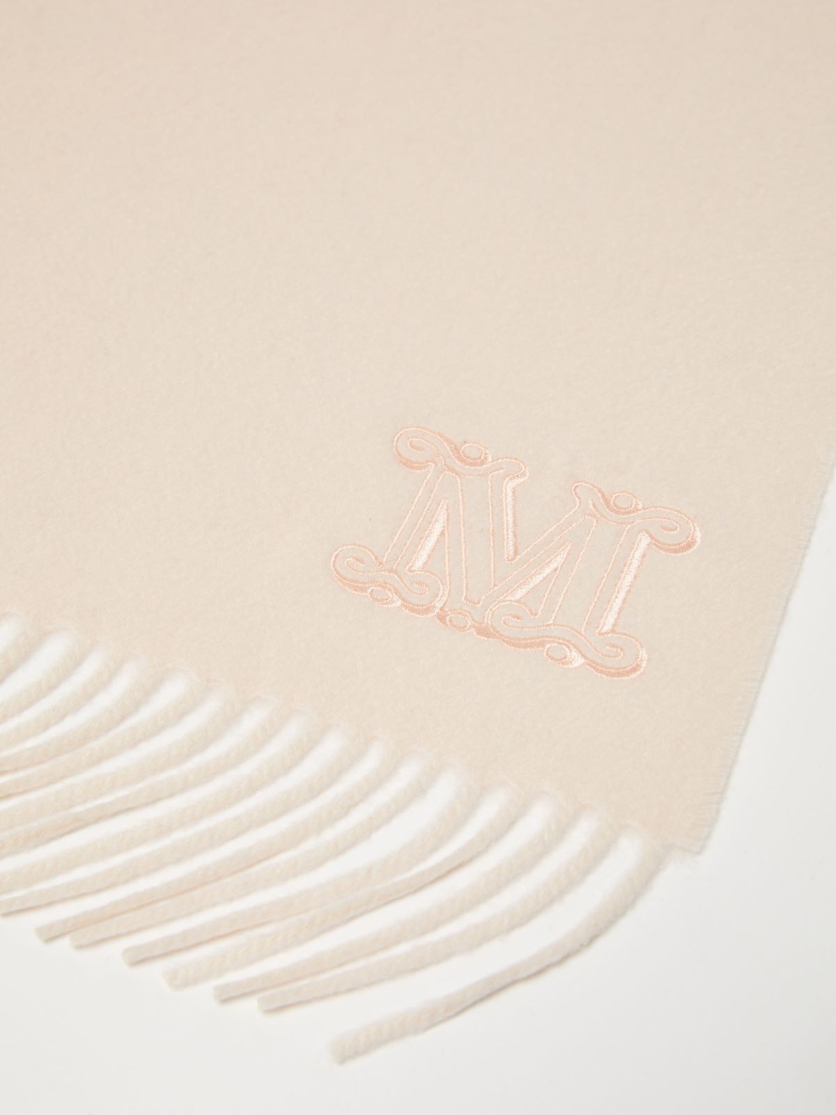 Cashmere stole with embroidery