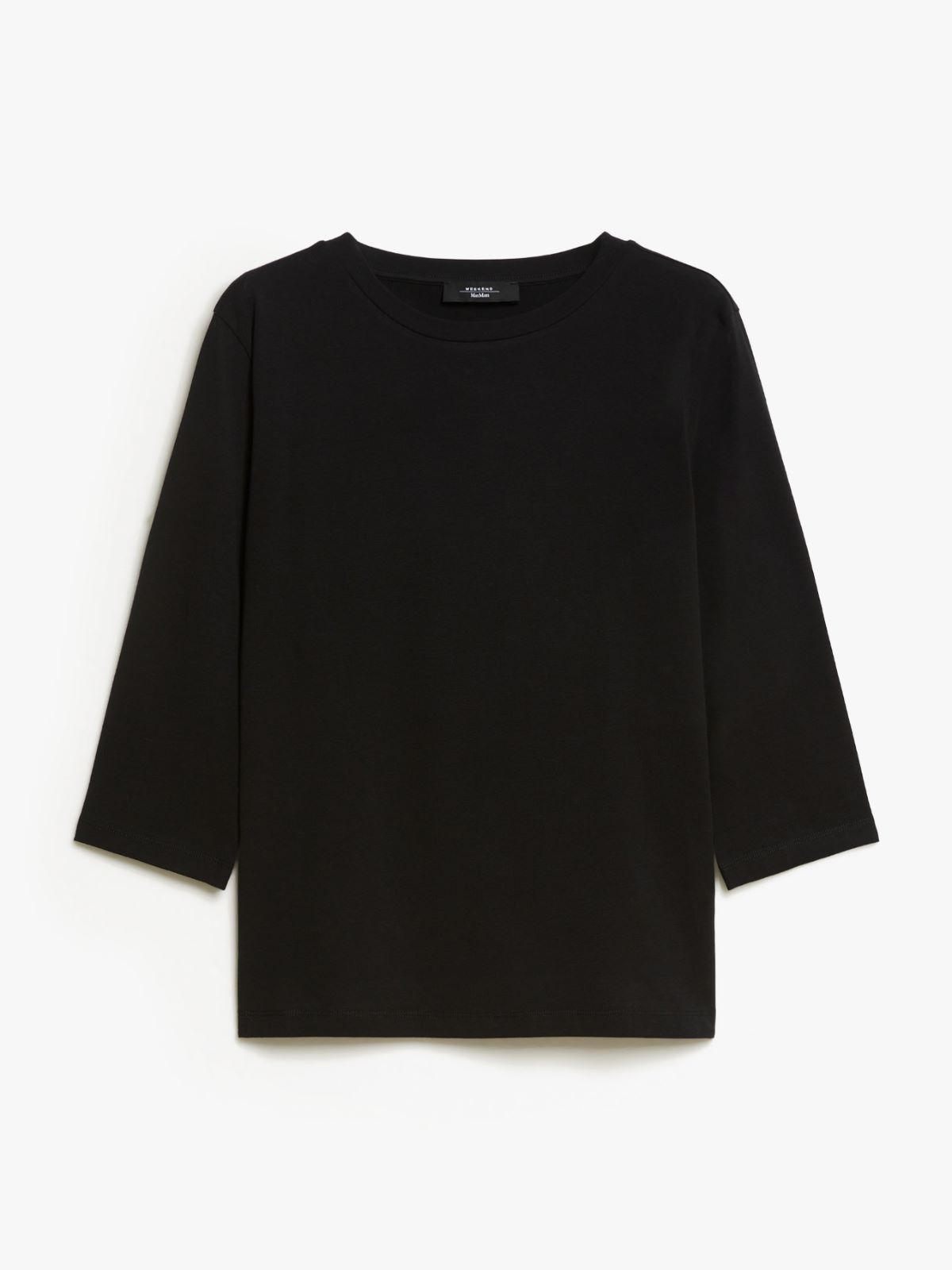 Jersey boat-neck T-shirt