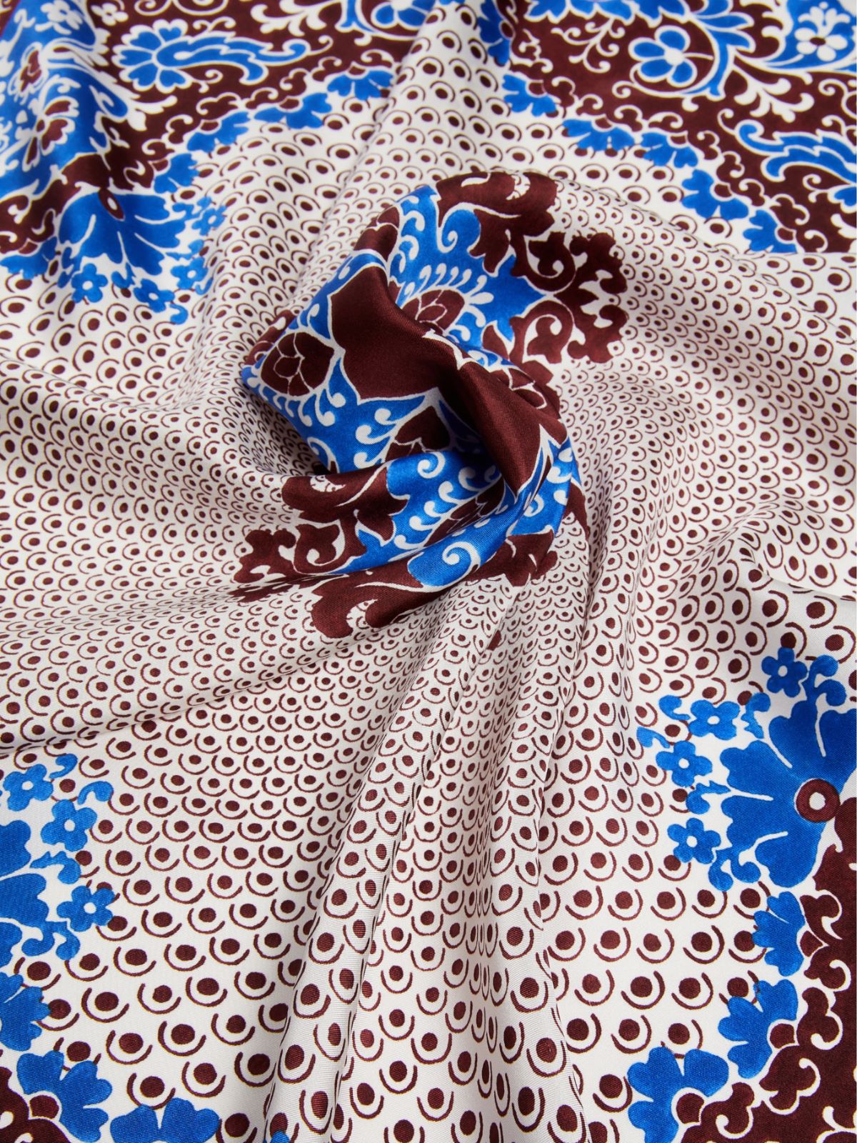 Silk twill scarf