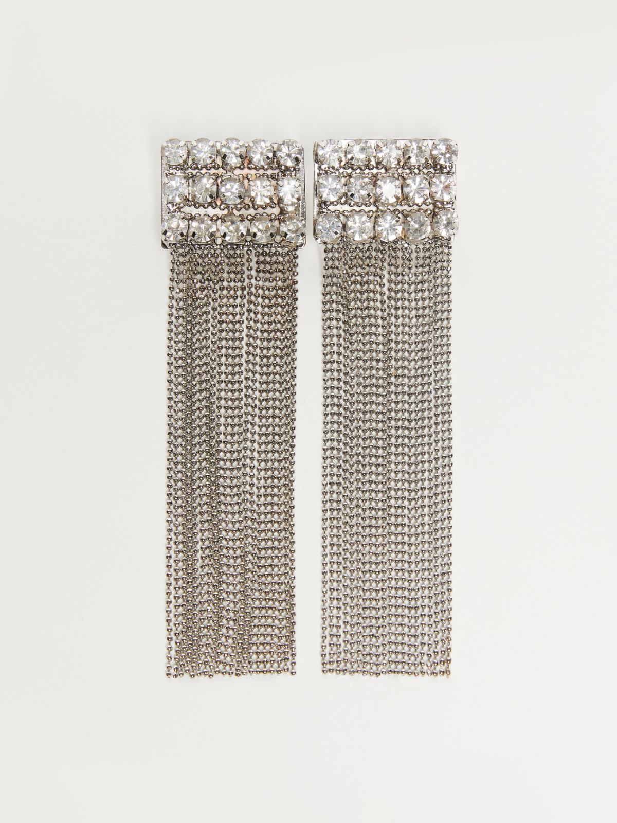 Multi-strand metal earrings
