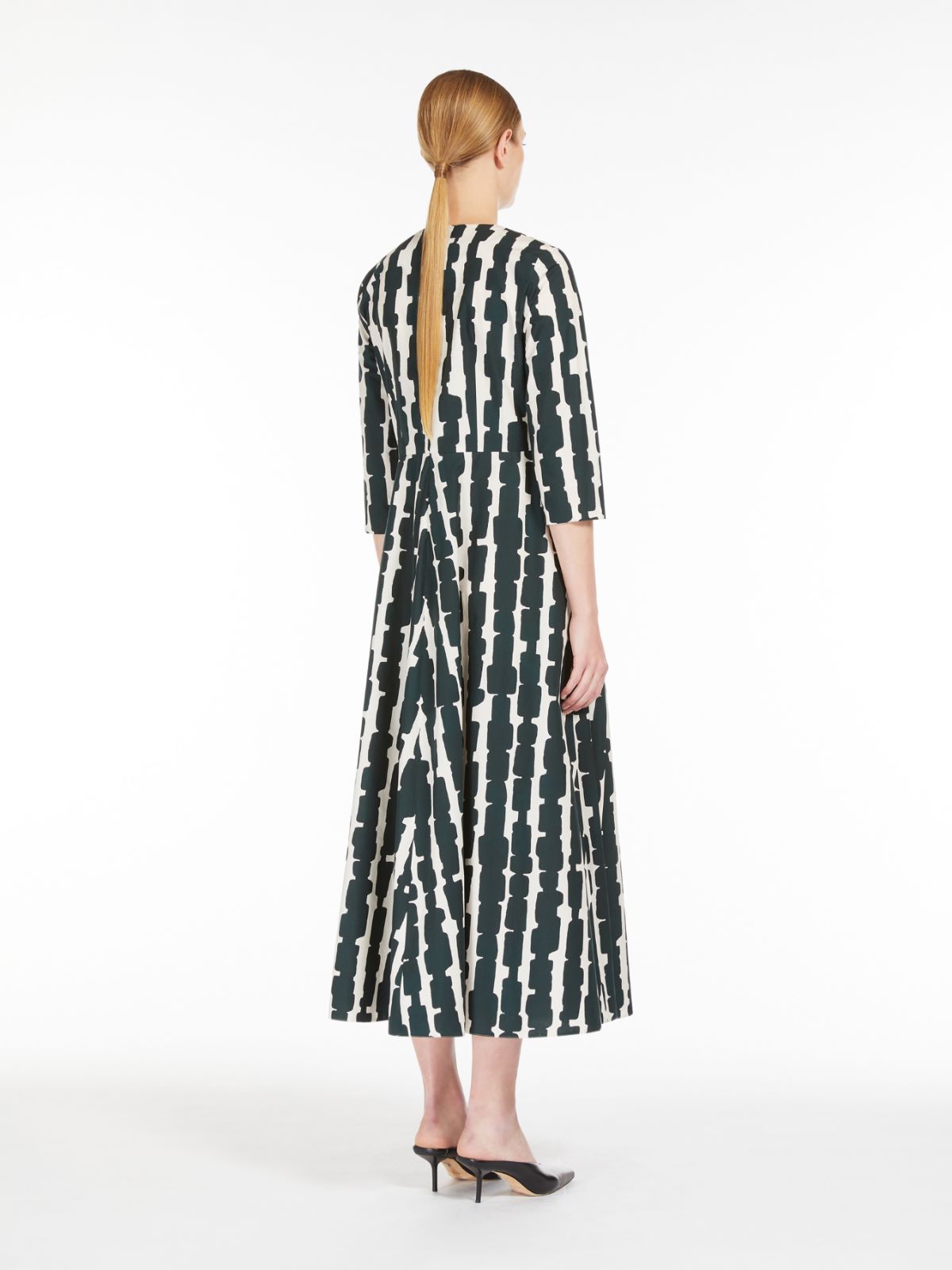 Printed cotton dress