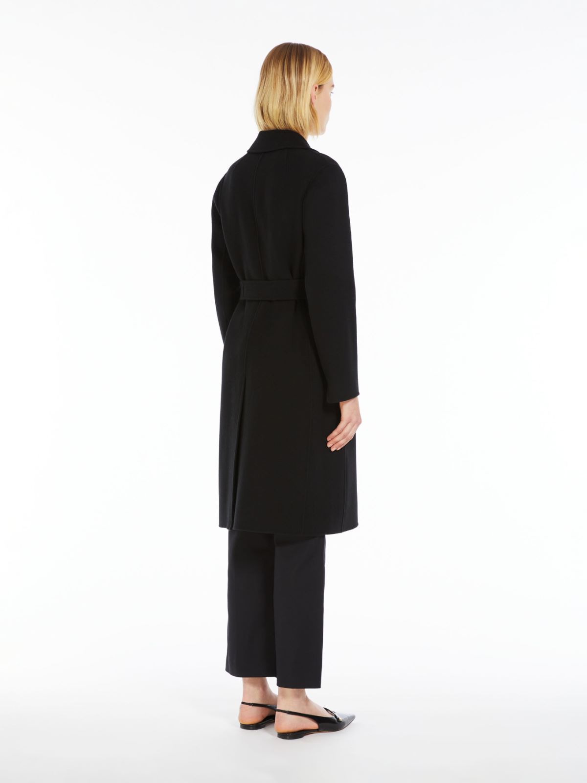 Wool robe coat