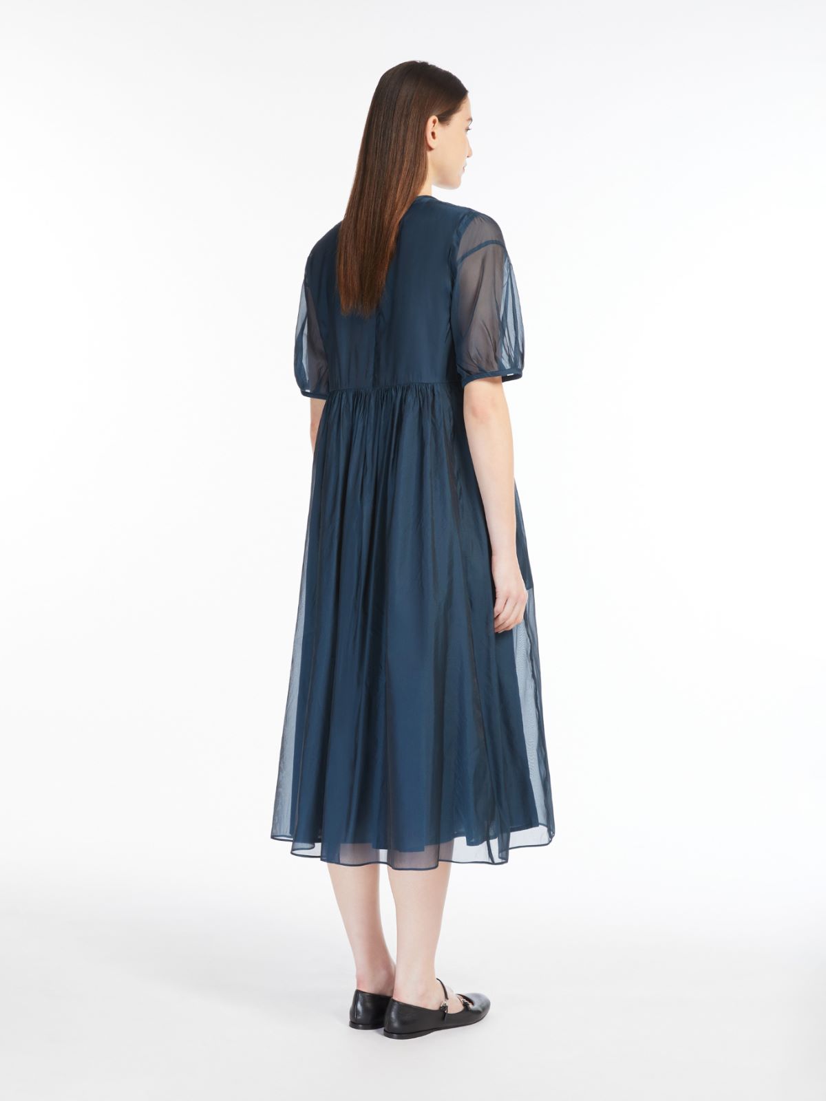 Cotton and silk organza dress