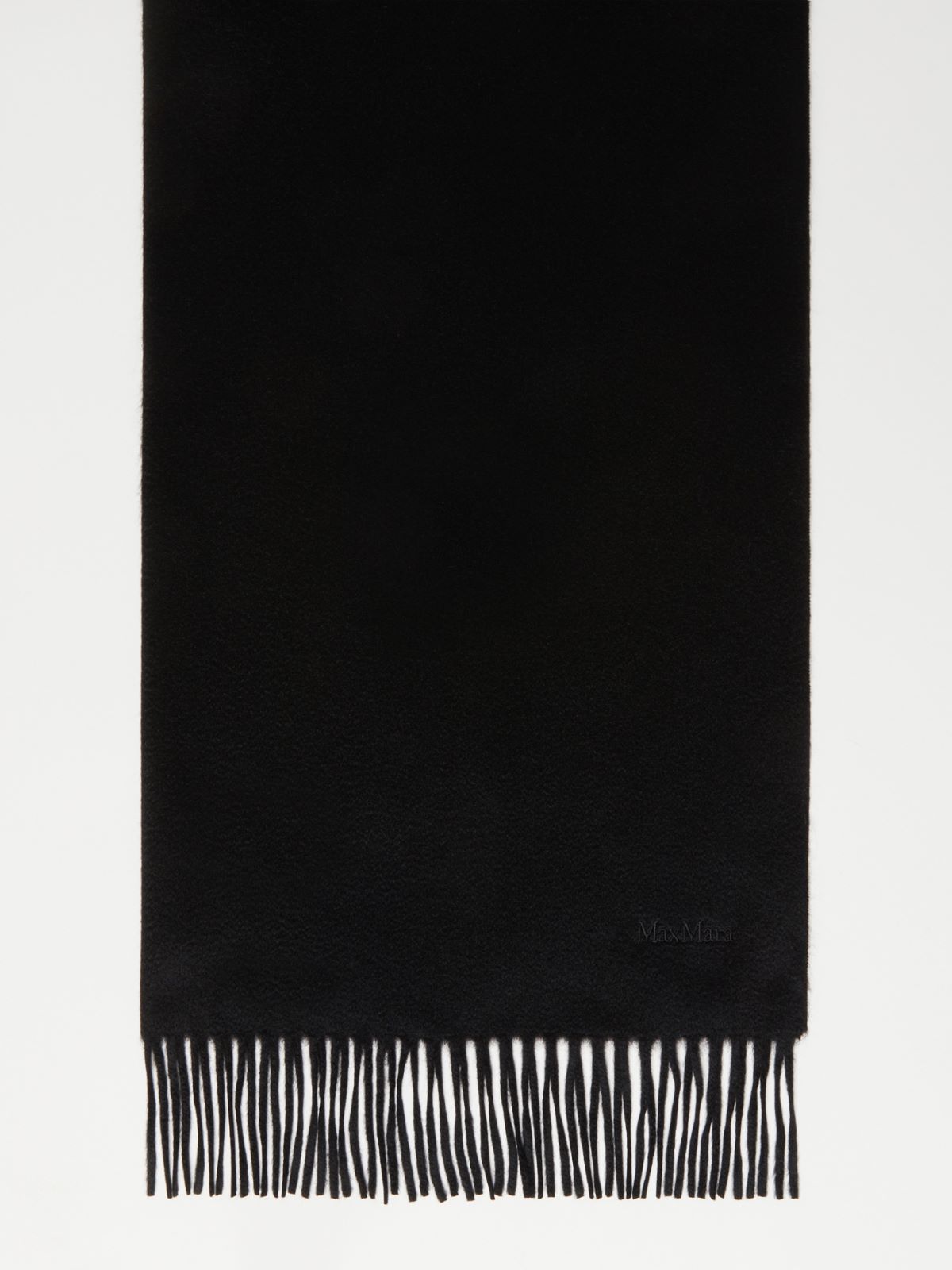 Cashmere stole with embroidery