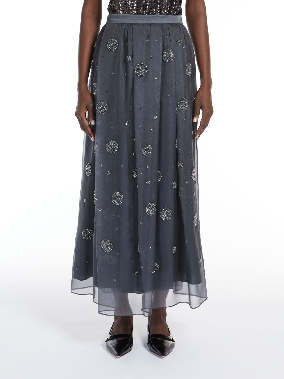 Organza circle skirt