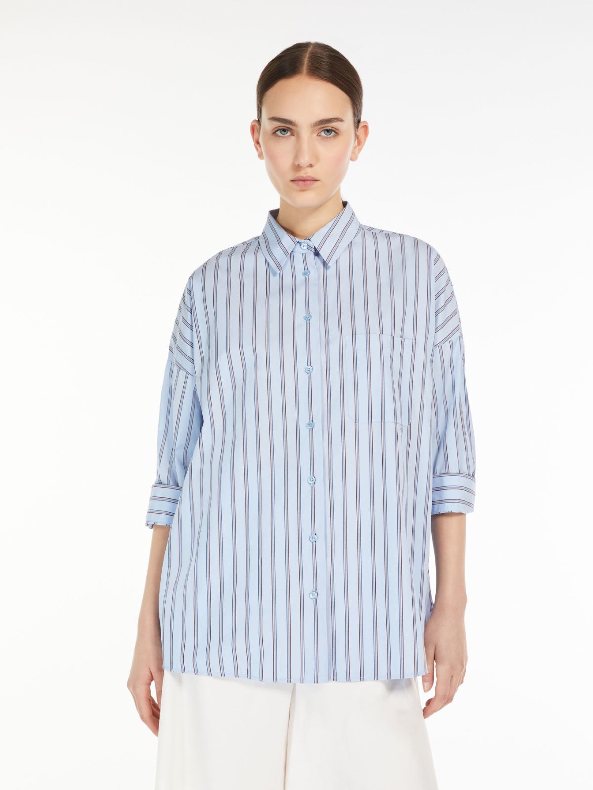 Cotton poplin shirt