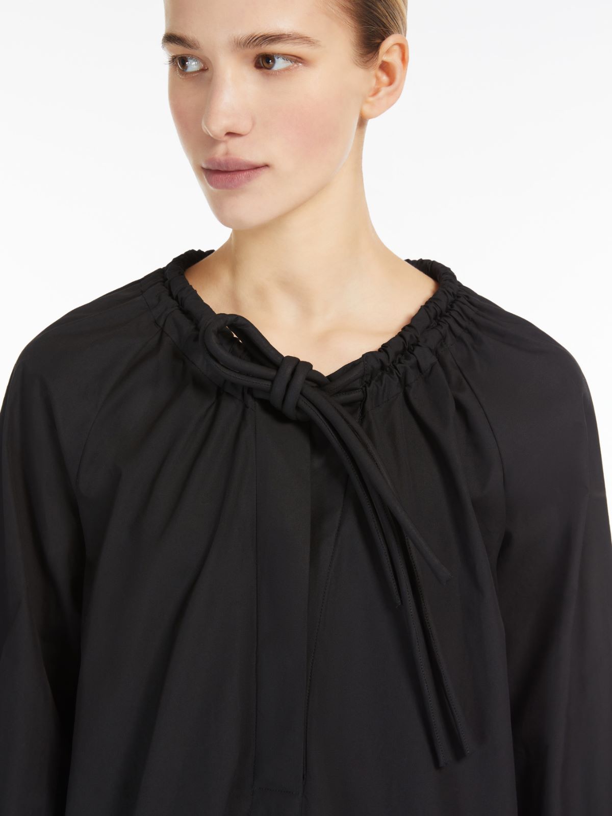 Oversize poplin shirt