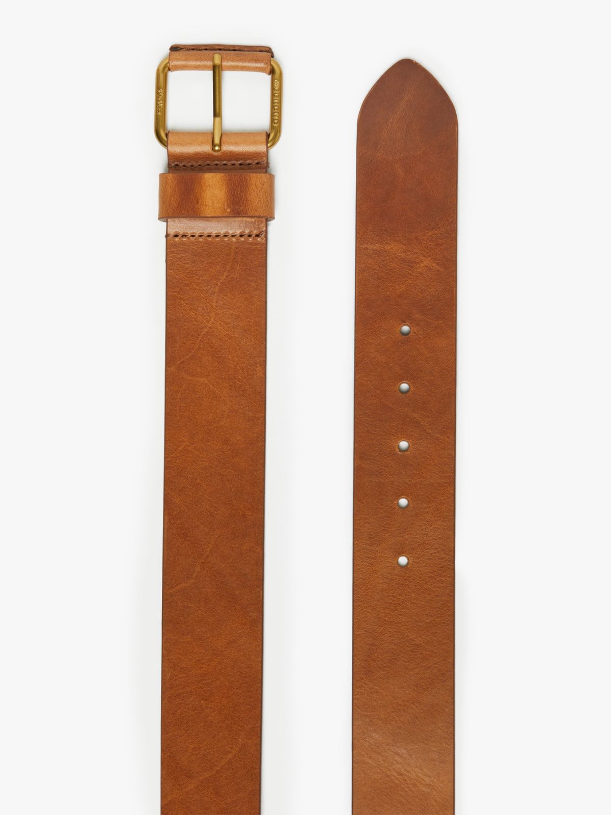 Leather belt