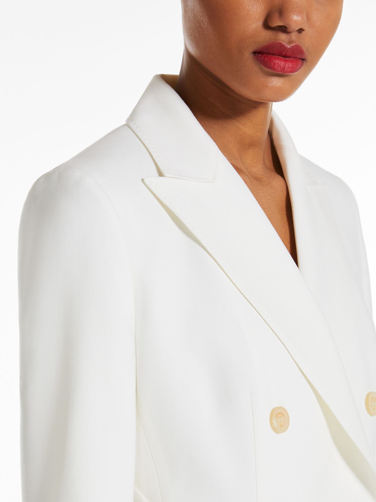 Gabardine wool blazer