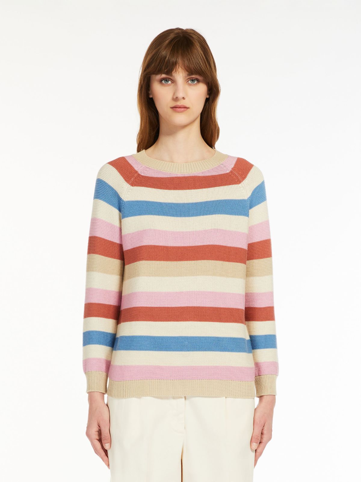 Relaxed-fit cotton sweater