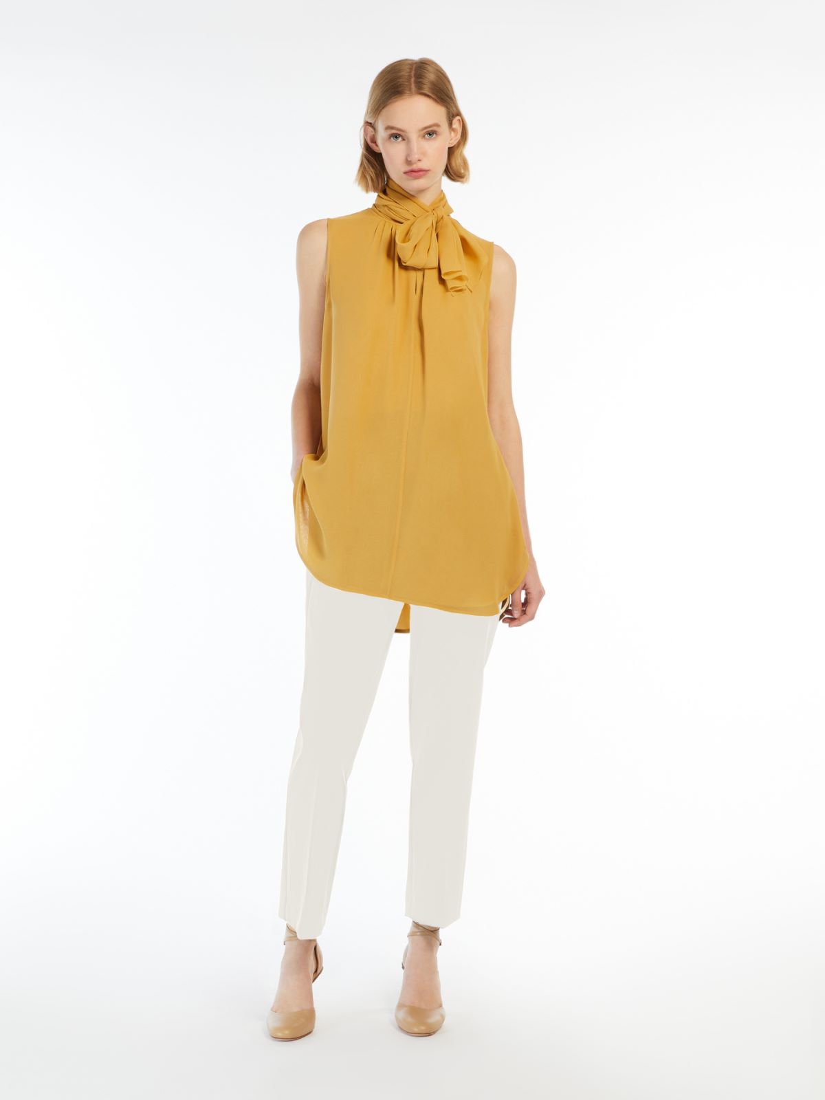 Silk georgette blouse