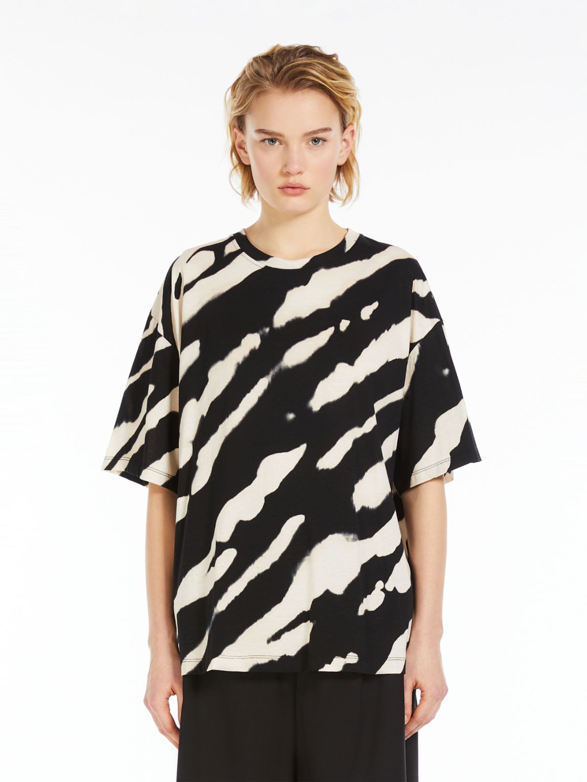 Printed cotton T-shirt