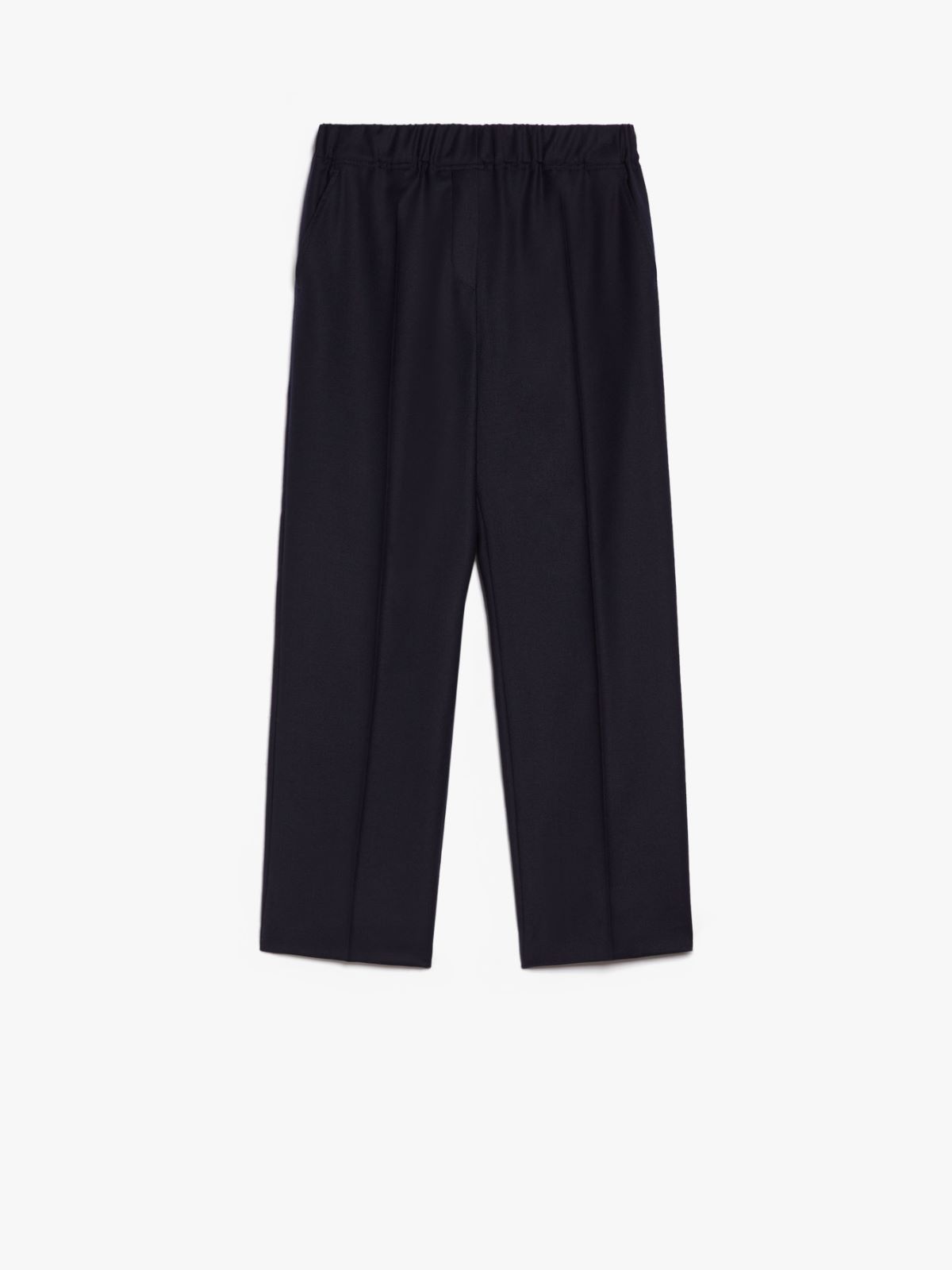 Comfort-fit flannel trousers