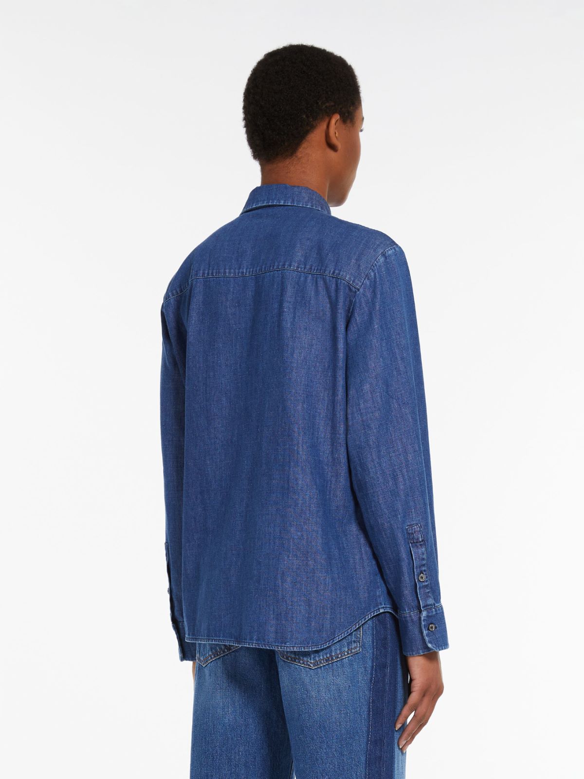 Cotton denim shirt