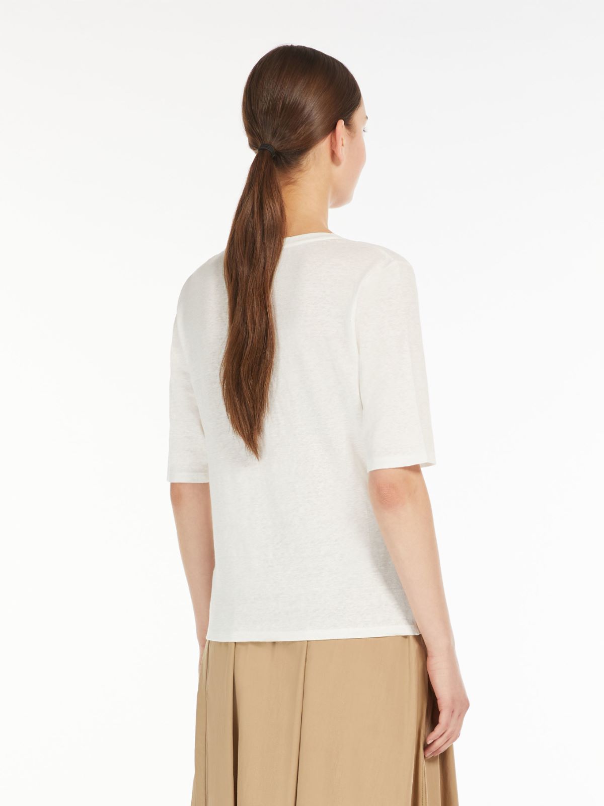 Linen jersey T-shirt