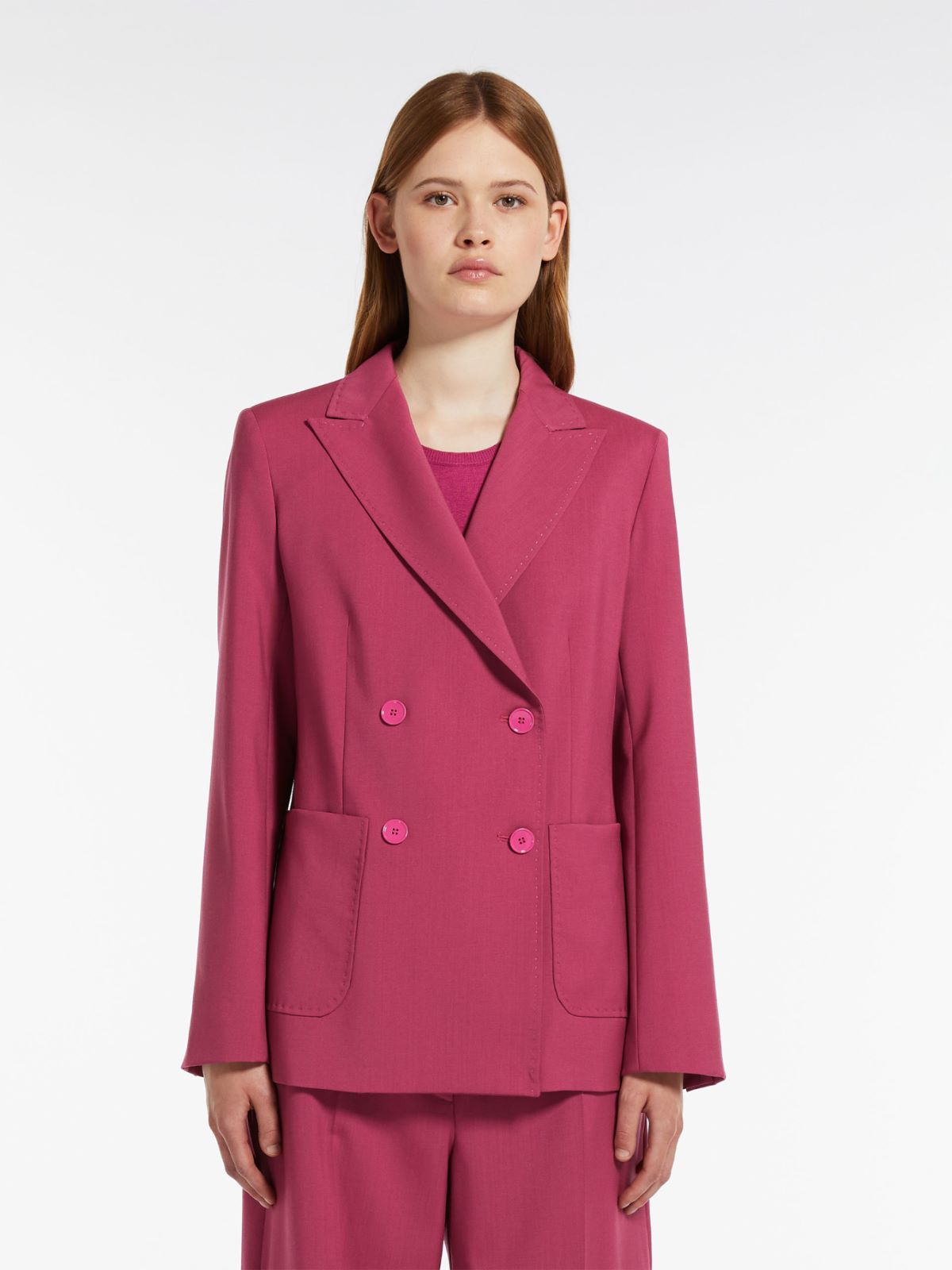 Tailored woollen cloth blazer