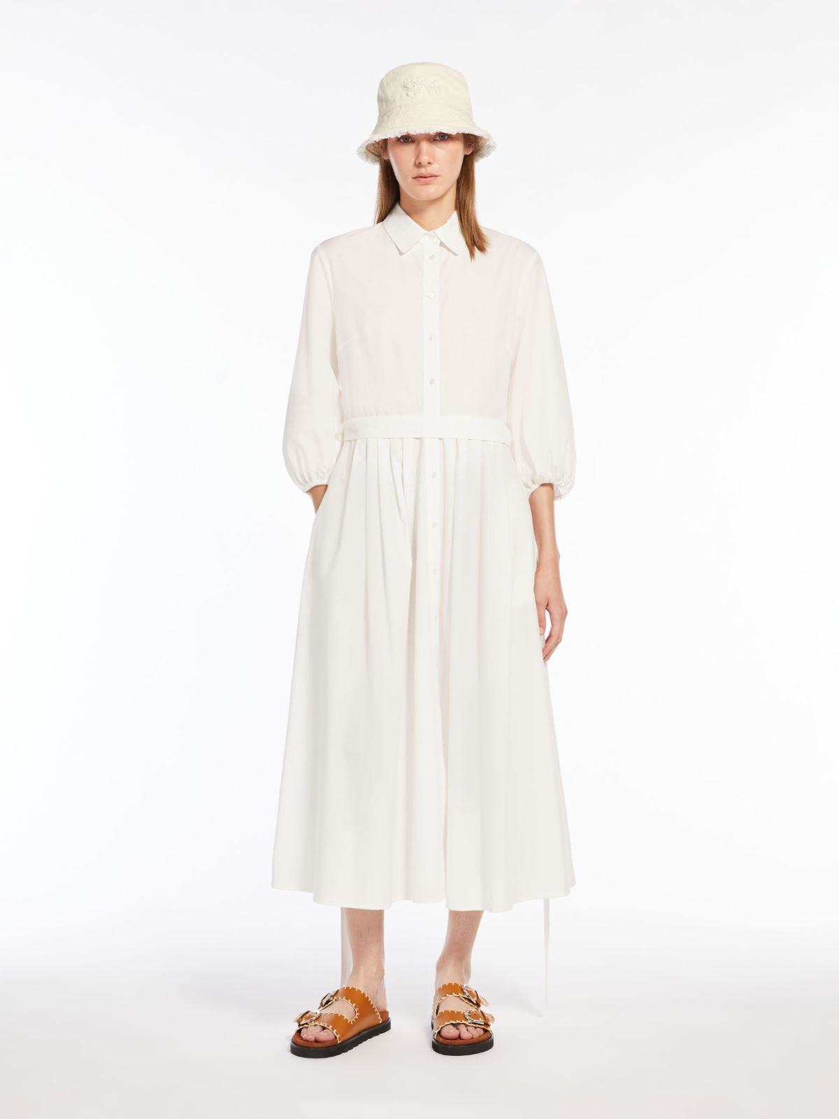 Cotton poplin dress