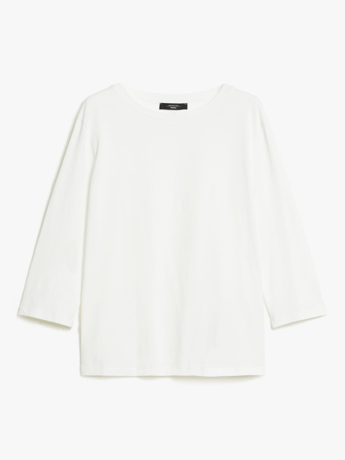 Jersey boat-neck T-shirt