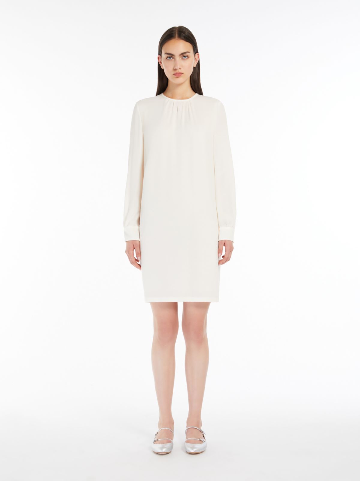 Short cady tunic dress