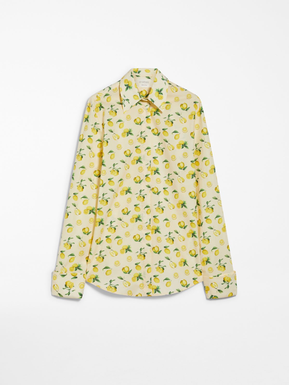 Printed poplin shirt