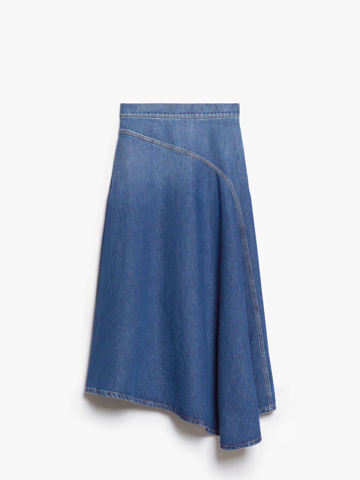 Full denim skirt