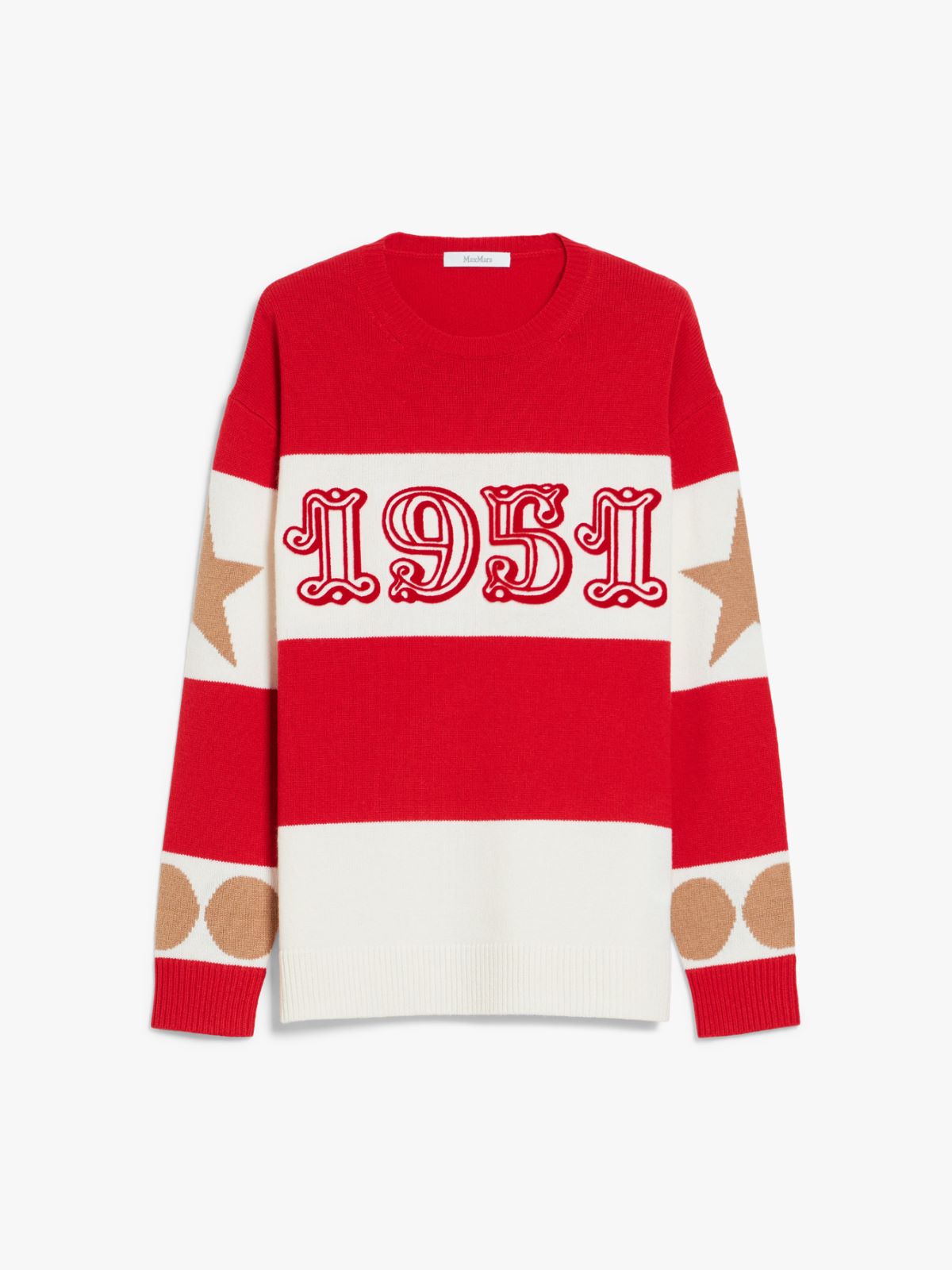 Oversized wool and cashmere jumper