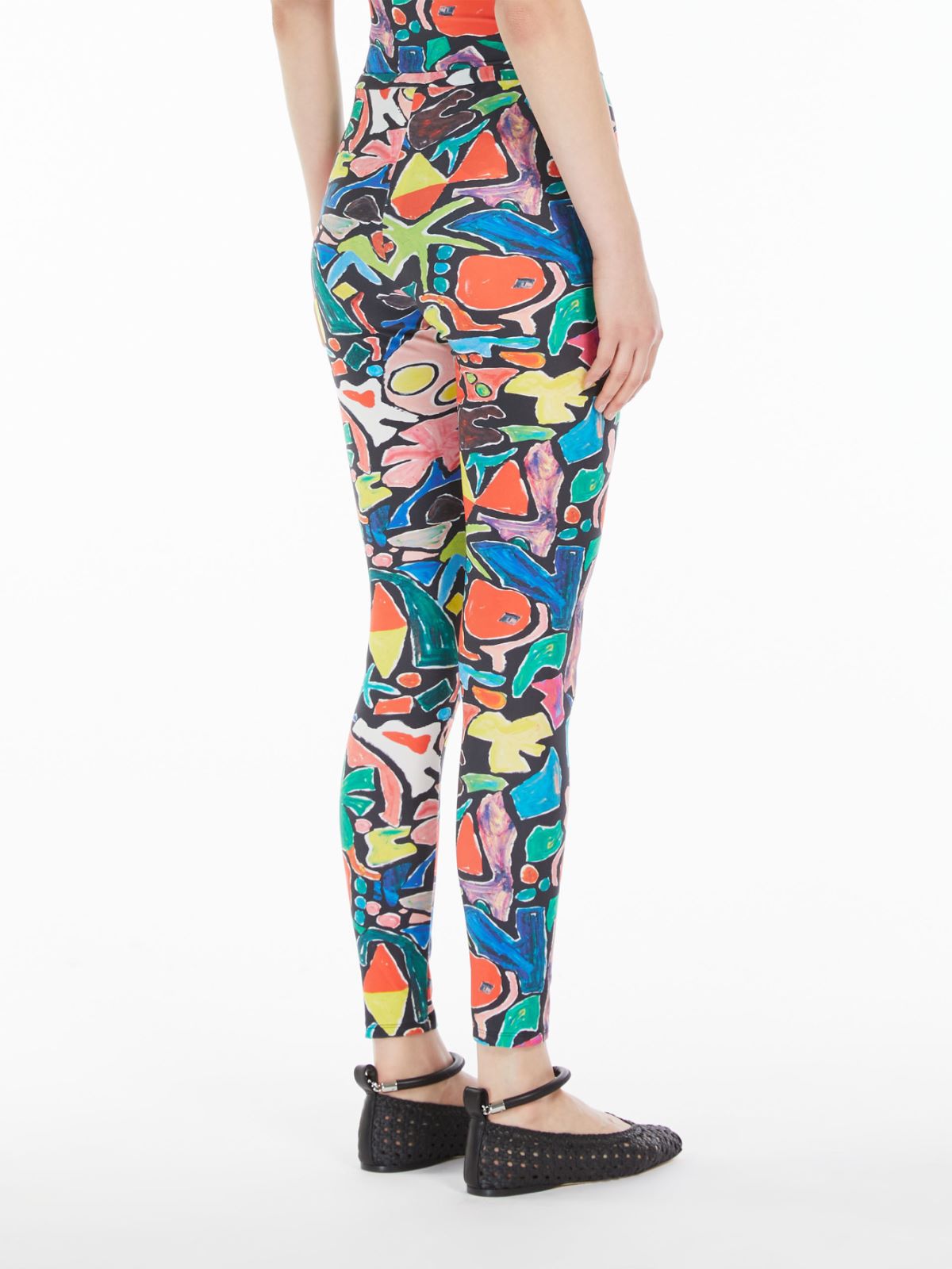 Stretch jersey trousers