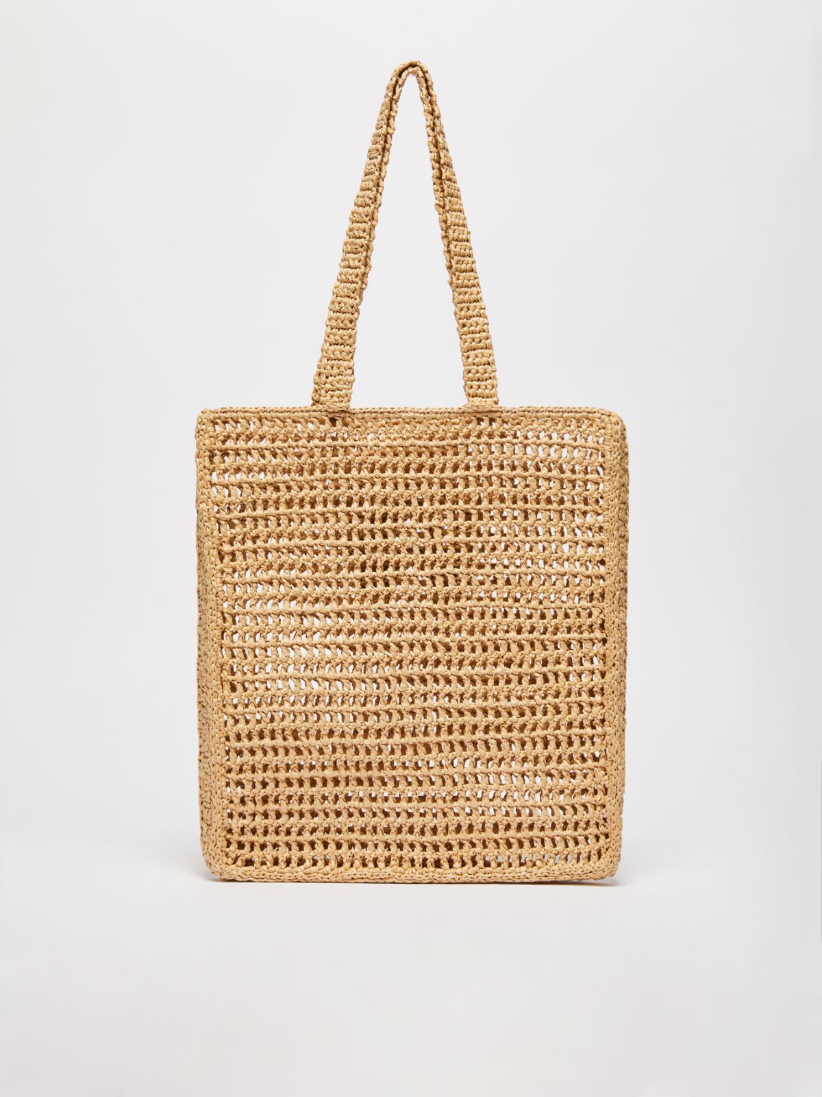Macramé shopping tote