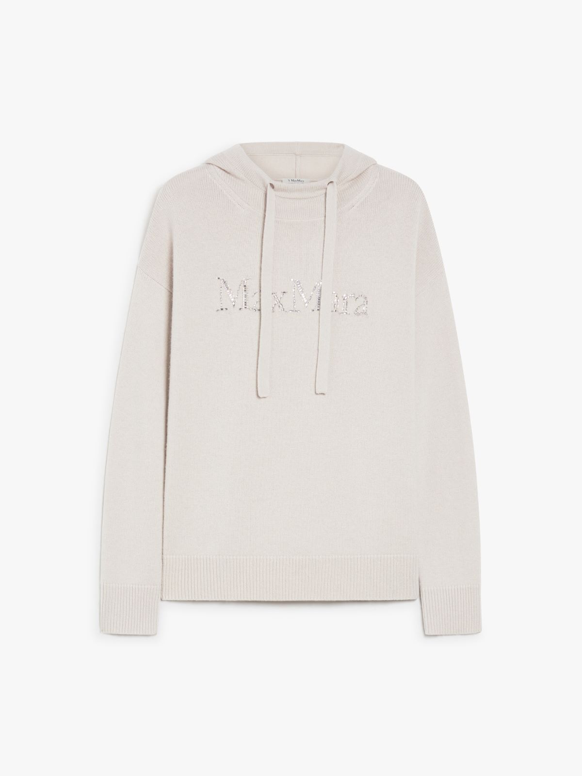 Wool and cashmere knit sweatshirt