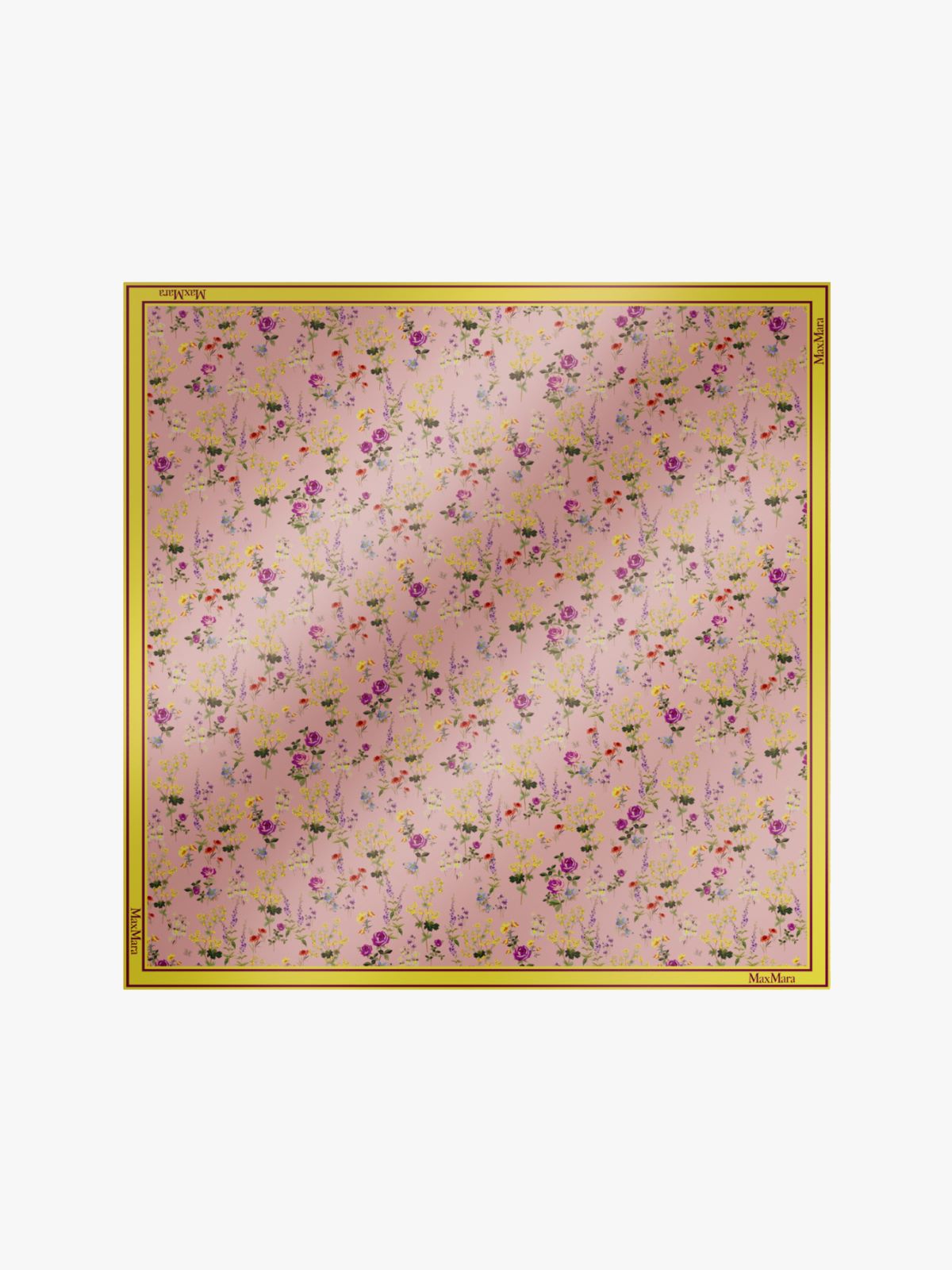 Printed silk foulard