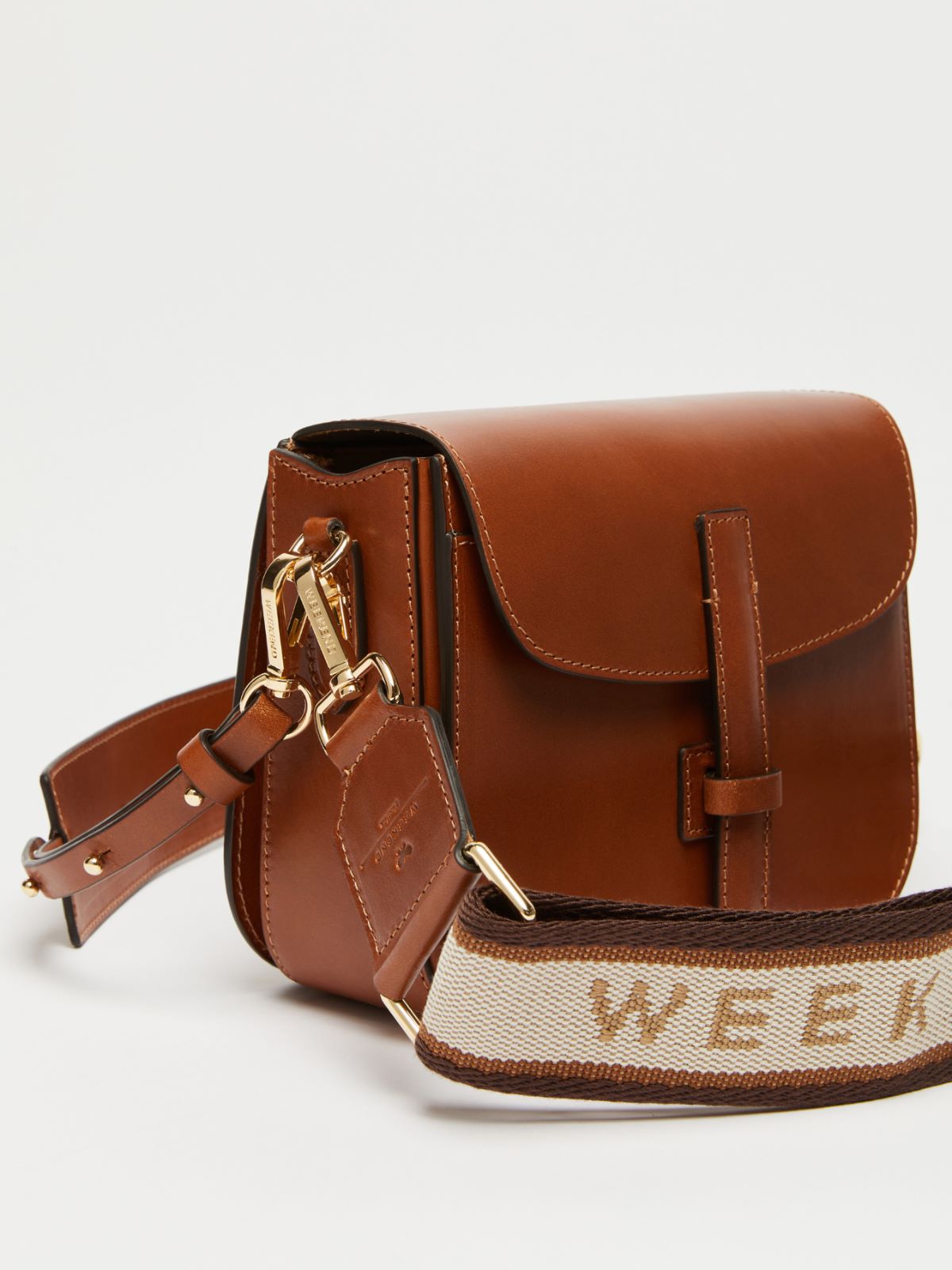 Small leather crossbody bag