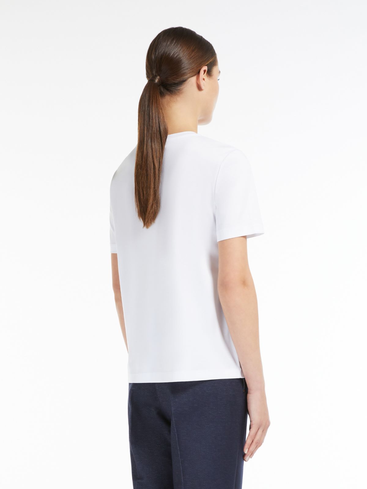 Slim-fit cotton and modal T-shirt